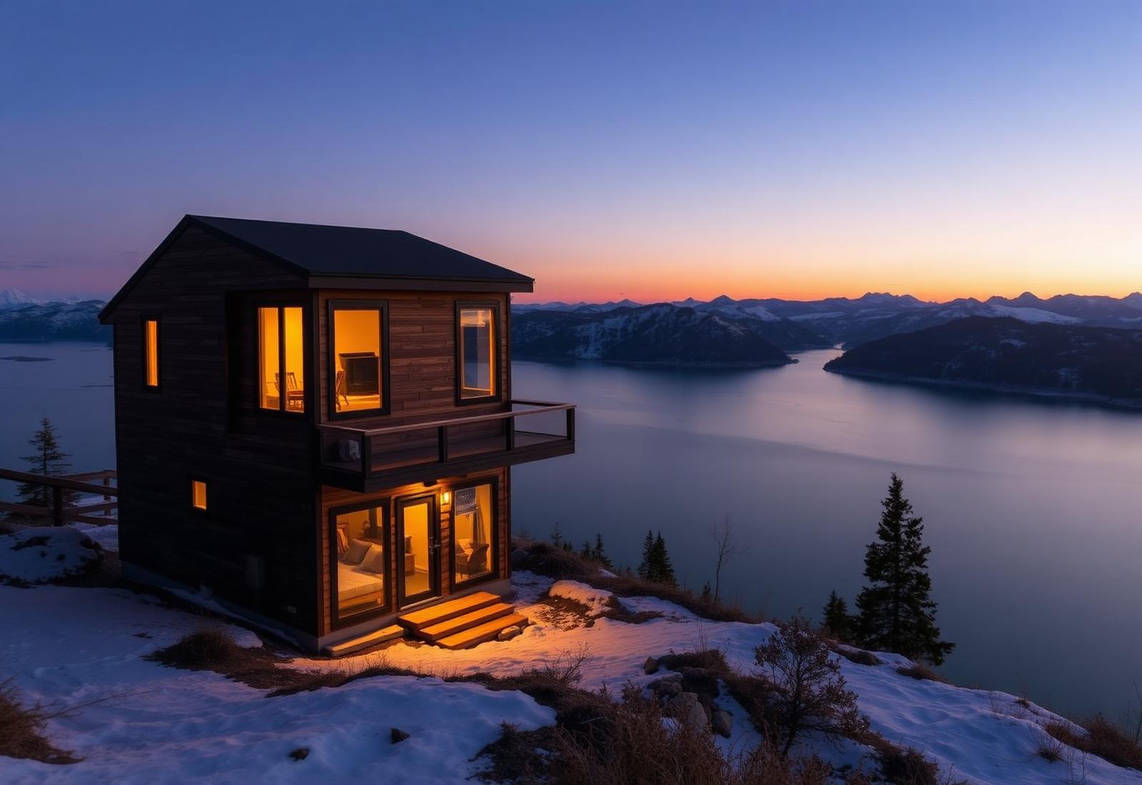 Izembek Loft cabin overlooking Cold Bay